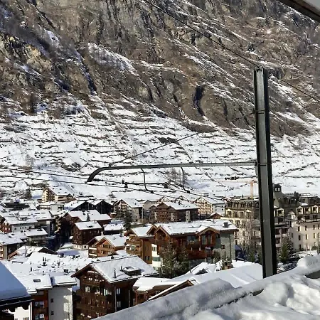 Apartament House St-george Cozy With Terrace And View On Village Of Zermatt